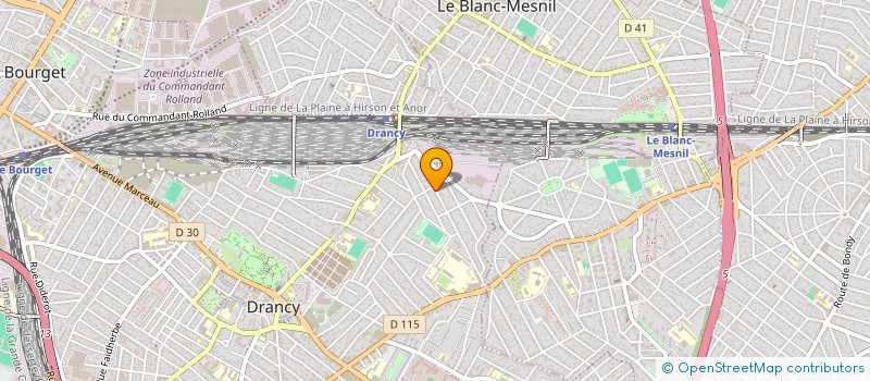 localisation de l'entreprise MONSIEUR FREDERIC VAN BRUSSEL à DRANCY