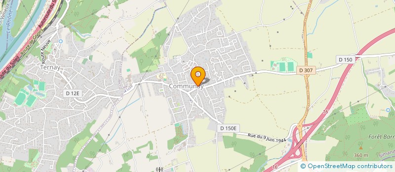 localisation de l'entreprise MONSIEUR FREDERIC VAN-CAUWENBERGE  COMMUNAY