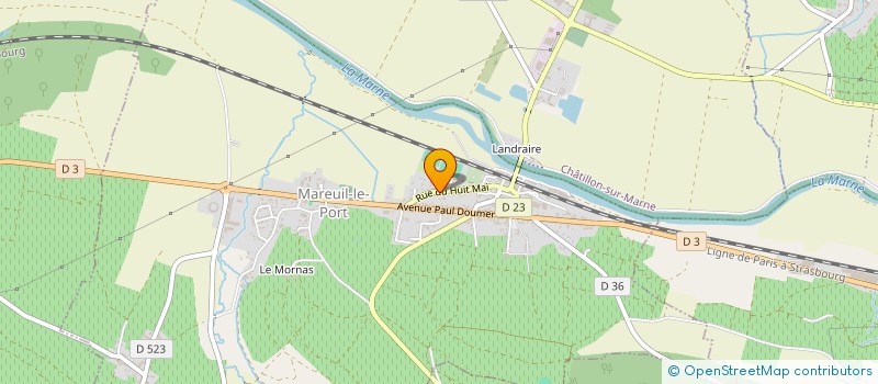 localisation de l'entreprise MONSIEUR FREDERIC VAN DER HAEGEN à MAREUIL-LE-PORT
