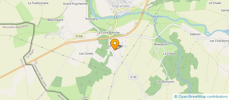 localisation de l'entreprise MONSIEUR FREDERIC VAN LEUSSEN à INGRANDES
