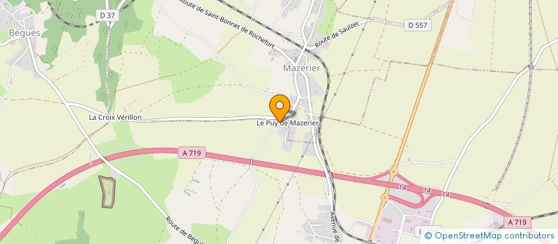 localisation de l'entreprise MONSIEUR FREDERIC VAN UXEN à GANNAT