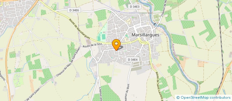 localisation de l'entreprise MONSIEUR FREDERIC VAN WALLEGHEM  MARSILLARGUES