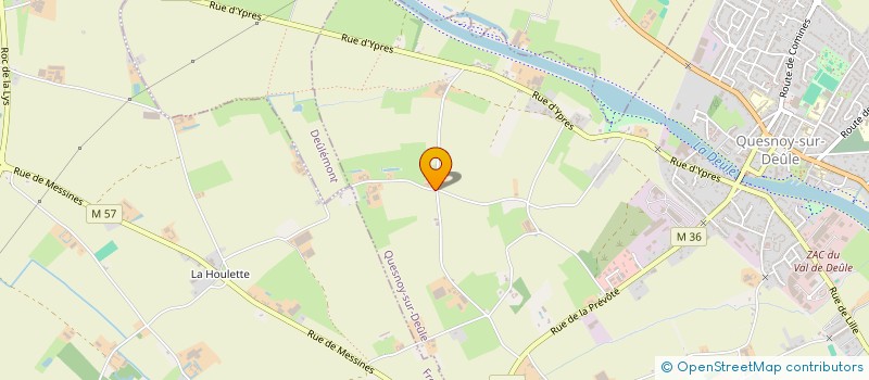 localisation de l'entreprise MONSIEUR FREDERIC VANARDOIS à QUESNOY-SUR-DEULE