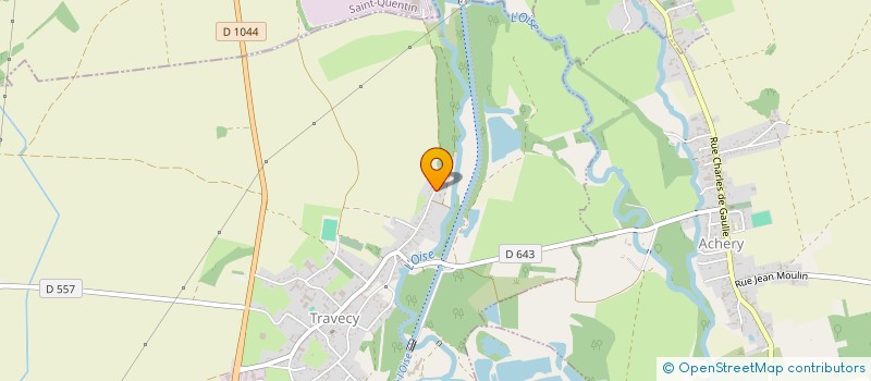 localisation de l'entreprise MONSIEUR FREDERIC VANDENBERGHE  TRAVECY