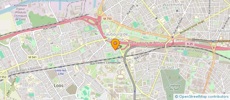 localisation de l'entreprise MONSIEUR FREDERIC VANDENBOOGAERDE à LILLE