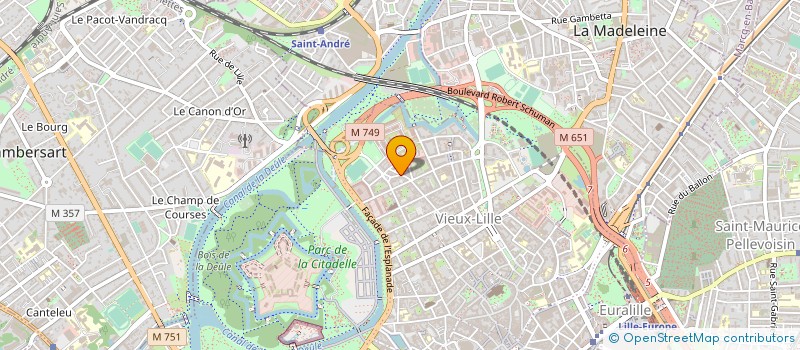 localisation de l'entreprise MONSIEUR FREDERIC VANDERMARLIERE à LILLE