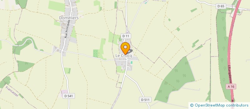 localisation de l'entreprise MONSIEUR FREDERIC VANNESTE  LAVACQUERIE