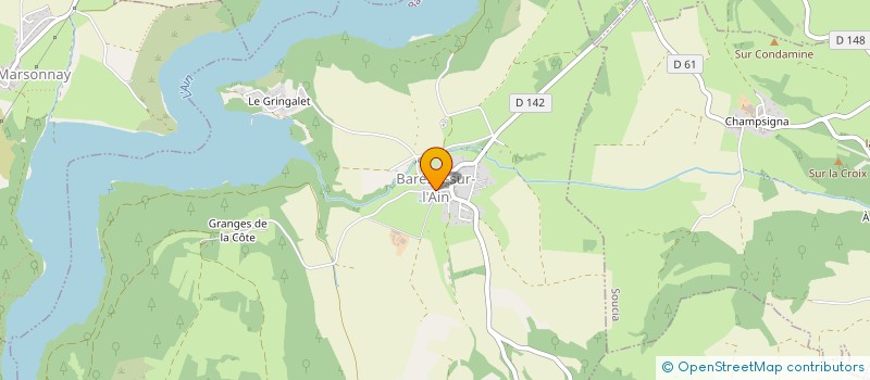 localisation de l'entreprise MONSIEUR FREDERIC VANNET  BARESIA-SUR-L'AIN