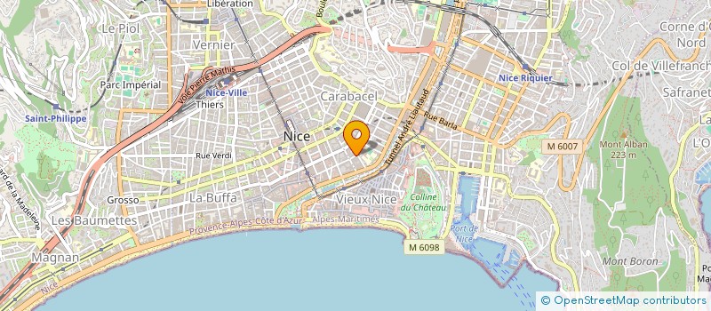 localisation de l'entreprise MONSIEUR FREDERIC VANZO  NICE