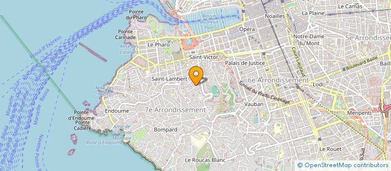 localisation de l'entreprise MONSIEUR FREDERIC VAQUIER  MARSEILLE
