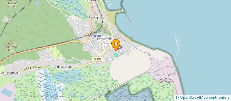 localisation de l'entreprise MONSIEUR FREDERIC VARON  LE VERDON-SUR-MER