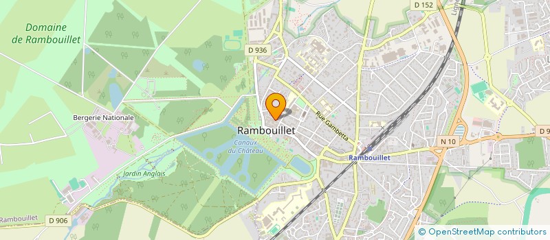 localisation de l'entreprise MONSIEUR FREDERIC VAUCHEL  RAMBOUILLET