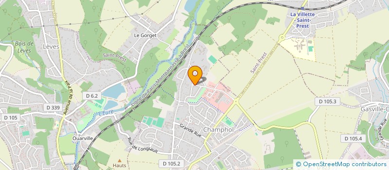 localisation de l'entreprise MONSIEUR FREDERIC VAUDELLE à CHAMPHOL