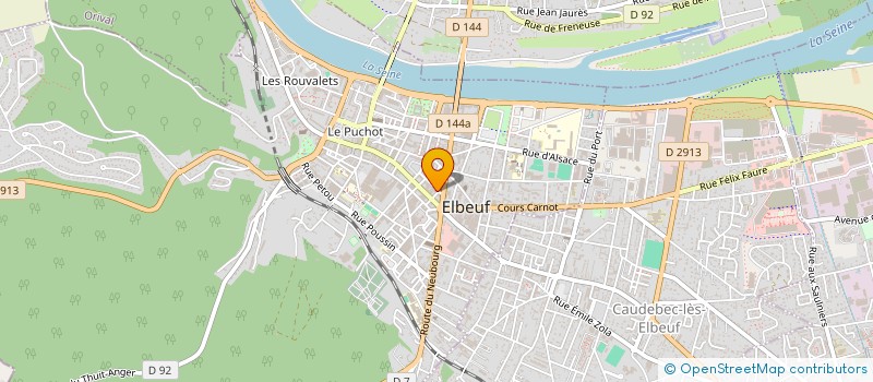 localisation de l'entreprise MONSIEUR FREDERIC VAULTIER à ELBEUF