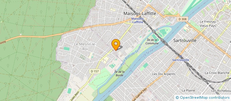 localisation de l'entreprise MONSIEUR FREDERIC VAUTHIER  MAISONS-LAFFITTE