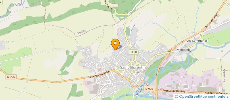 localisation de l'entreprise MONSIEUR FREDERIC VAYSSE  SAINT-FLORENTIN