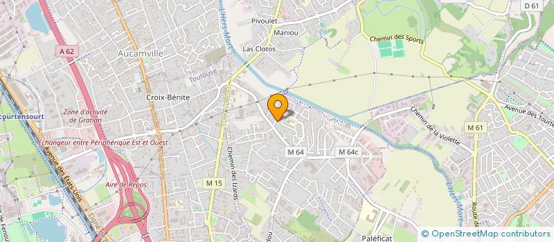 localisation de l'entreprise MONSIEUR FREDERIC VAYSSE  LAUNAGUET