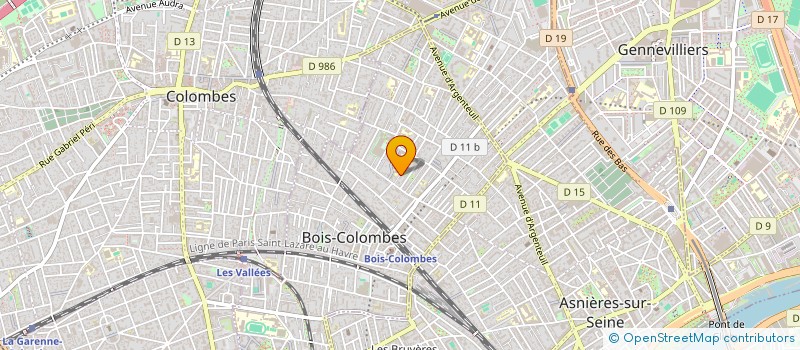 localisation de l'entreprise MONSIEUR FREDERIC VAYSSE à BOIS-COLOMBES