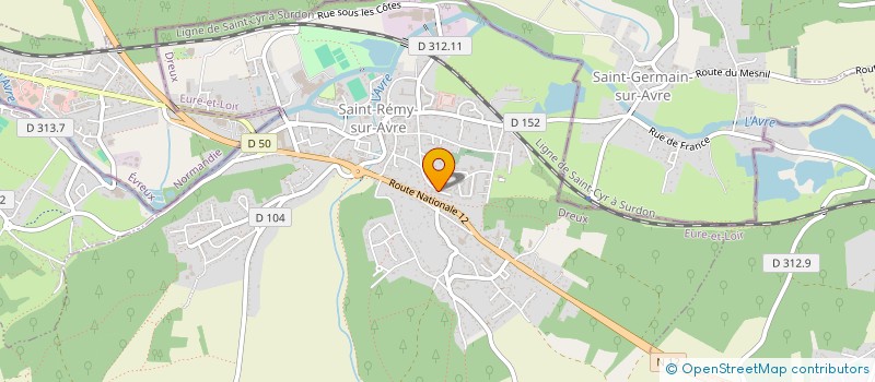 localisation de l'entreprise MONSIEUR FREDERIC VENACTER à SAINT-REMY-SUR-AVRE