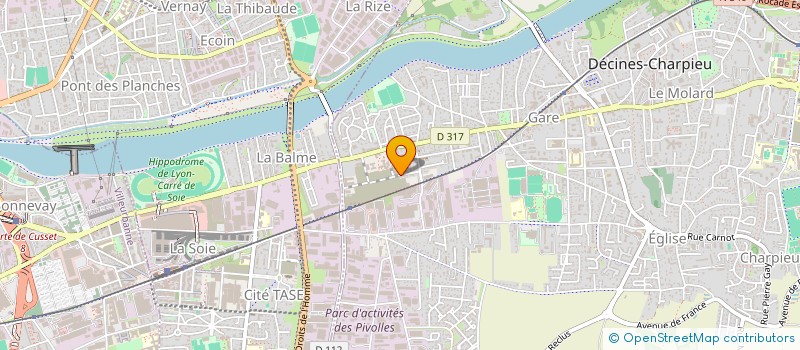 localisation de l'entreprise MONSIEUR FREDERIC VENTURA  DECINES-CHARPIEU