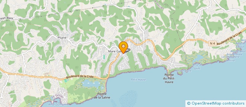 localisation de l'entreprise MONSIEUR FREDERIC VERDIER  LE GOSIER