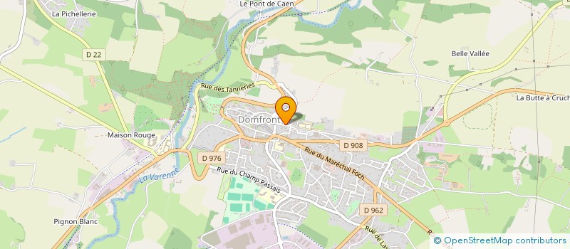 localisation de l'entreprise MONSIEUR FREDERIC VERDIERE à DOMFRONT-EN-POIRAIE