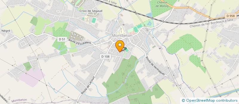 localisation de l'entreprise MONSIEUR FREDERIC VERDIERE à MONTBETON