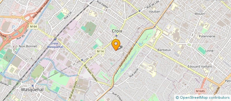 localisation de l'entreprise MONSIEUR FREDERIC VERDONCK à CROIX