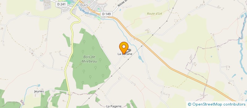 localisation de l'entreprise MONSIEUR FREDERIC VERHAEGHE  BAIS