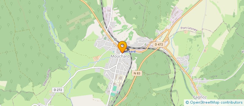 localisation de l'entreprise MONSIEUR FREDERIC VERMOT  MOUCHARD