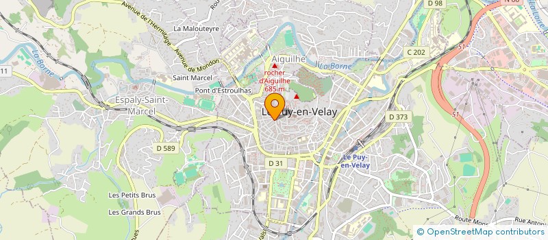 localisation de l'entreprise MONSIEUR FREDERIC VERRIER  LE PUY-EN-VELAY