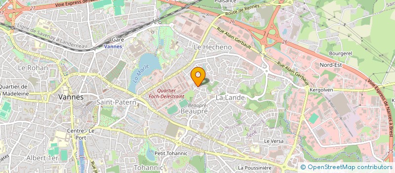 localisation de l'entreprise MONSIEUR FREDERIC VERRIER à VANNES