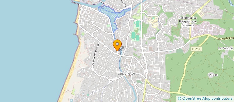 localisation de l'entreprise MONSIEUR FREDERIC VERSELE  CAPBRETON
