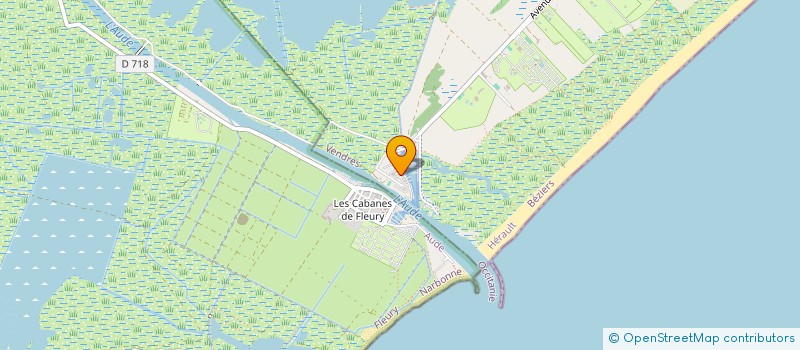 localisation de l'entreprise MONSIEUR FREDERIC VESSIERES  VENDRES