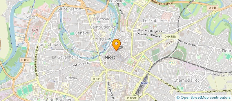 localisation de l'entreprise MONSIEUR FREDERIC VEZY à NIORT