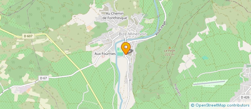 localisation de l'entreprise MONSIEUR FREDERIC VIALLE  BIZE-MINERVOIS