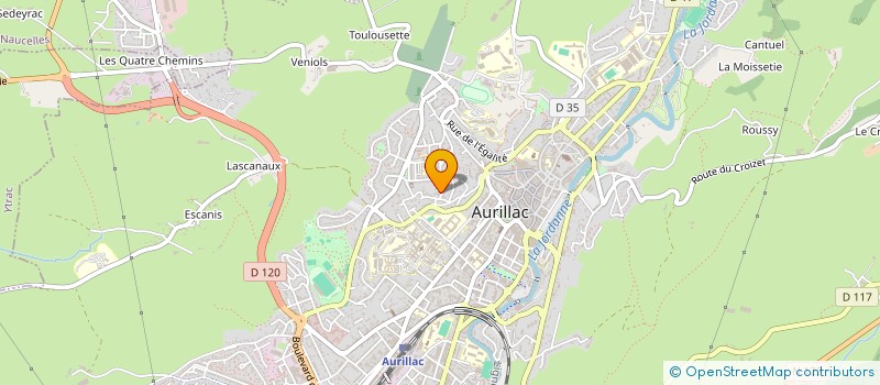 localisation de l'entreprise MONSIEUR FREDERIC VIARS à AURILLAC