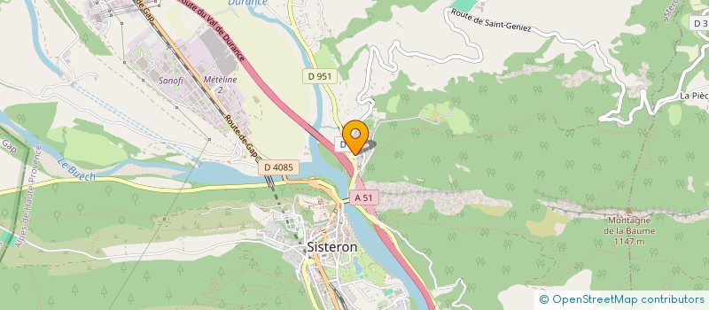 localisation de l'entreprise MONSIEUR FREDERIC VICHER à SISTERON
