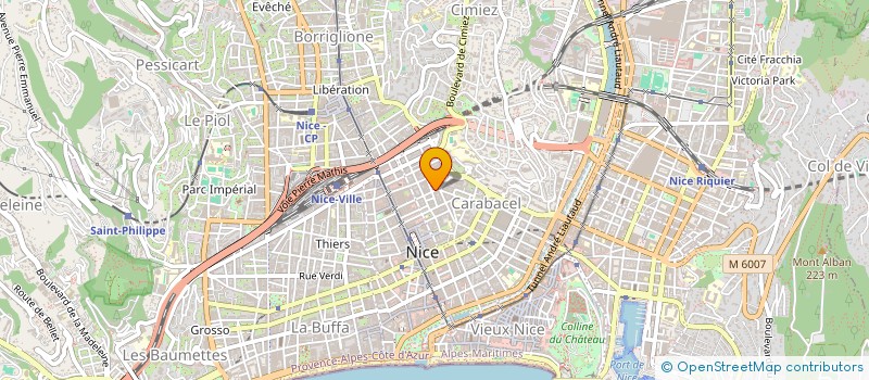 localisation de l'entreprise MONSIEUR FREDERIC VIDAL  NICE