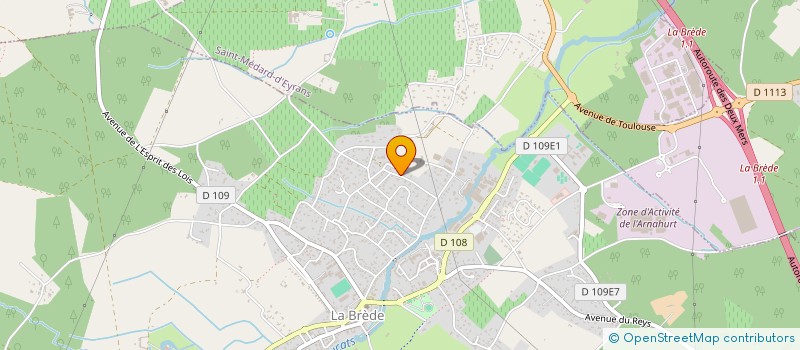 localisation de l'entreprise MONSIEUR FREDERIC VIDALENC à LA BREDE