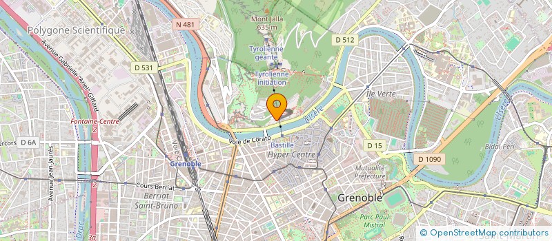 localisation de l'entreprise MONSIEUR FREDERIC VIE à GRENOBLE