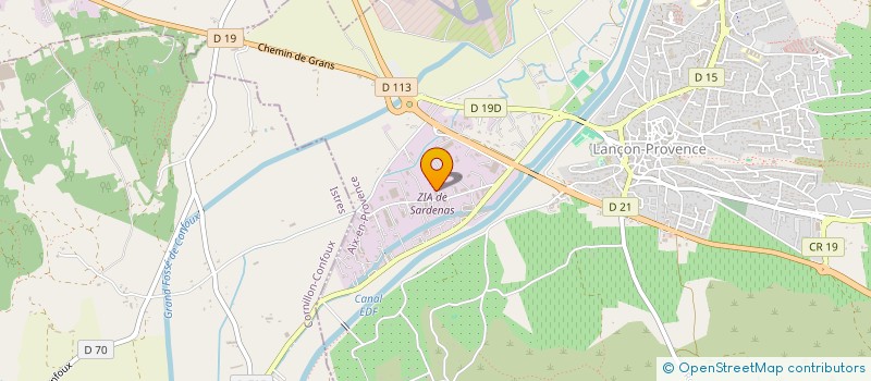 localisation de l'entreprise MONSIEUR FREDERIC VIGER  LANCON-PROVENCE