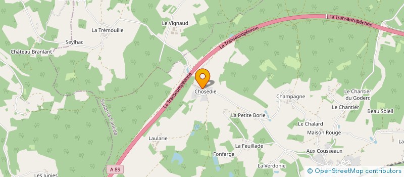 localisation de l'entreprise MONSIEUR FREDERIC VIGIER  FOSSEMAGNE