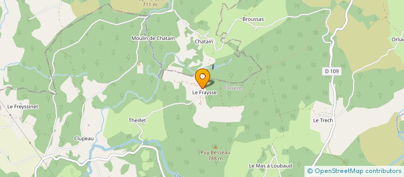 localisation de l'entreprise MONSIEUR FREDERIC VIGNE  TARNAC