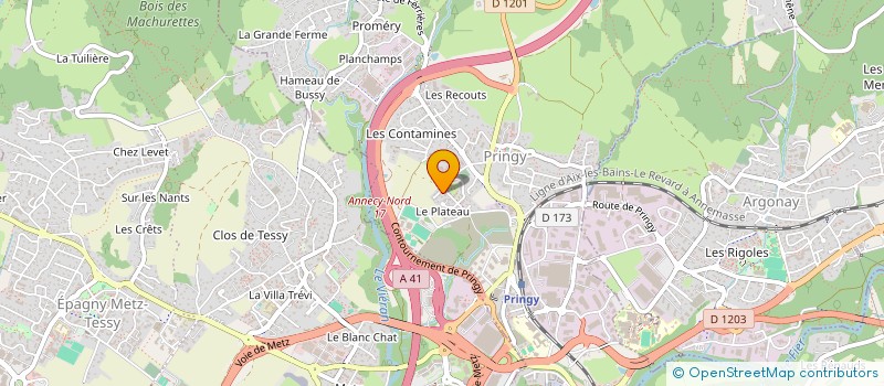 localisation de l'entreprise MONSIEUR FREDERIC VIGREUX  ANNECY