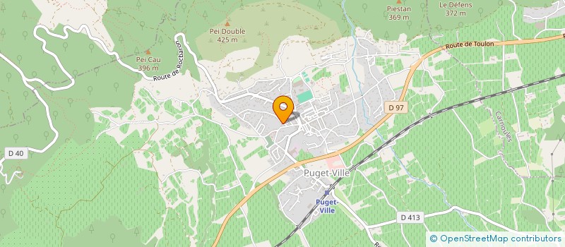 localisation de l'entreprise MONSIEUR FREDERIC VILARD  PUGET-VILLE