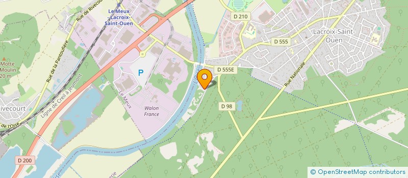 localisation de l'entreprise MONSIEUR FREDERIC VILELA RIBEIRO  LACROIX-SAINT-OUEN