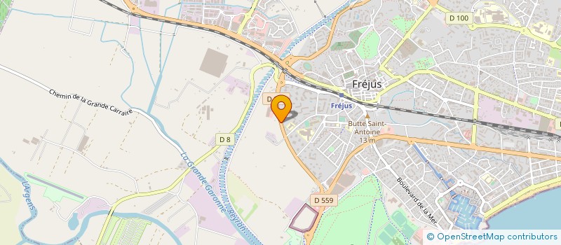 localisation de l'entreprise MONSIEUR FREDERIC VILET à FREJUS