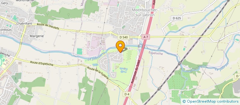 localisation de l'entreprise MONSIEUR FREDERIC VILLAESCUSA  MONTBOUCHER-SUR-JABRON