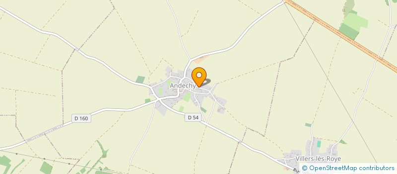 localisation de l'entreprise MONSIEUR FREDERIC VILLAIN  ANDECHY